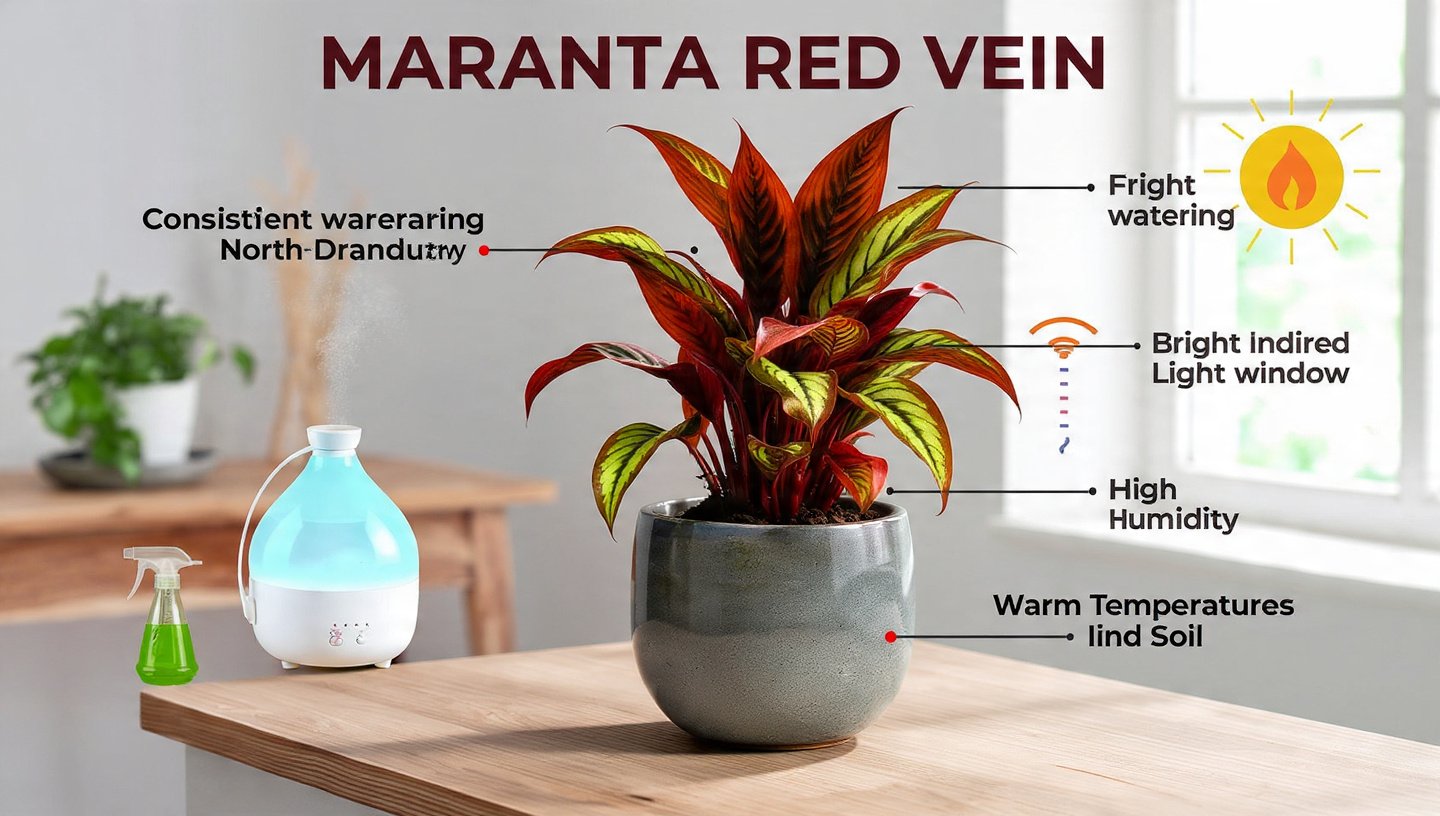 How to Cultivate the Best Way to Grow Maranta Red Vein Indoors