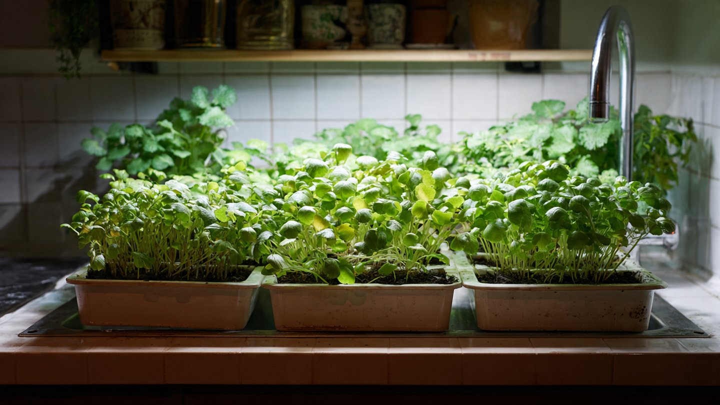 How to Use an Easy Hack to Grow Greens on Your Kitchen Counter