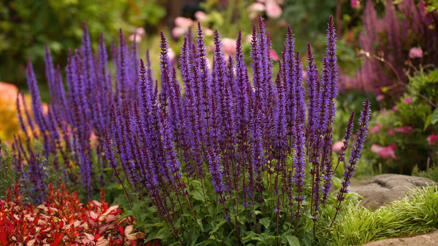 How to Successfully Cultivate Salvia for Tall Vibrant Flower Spikes at Home