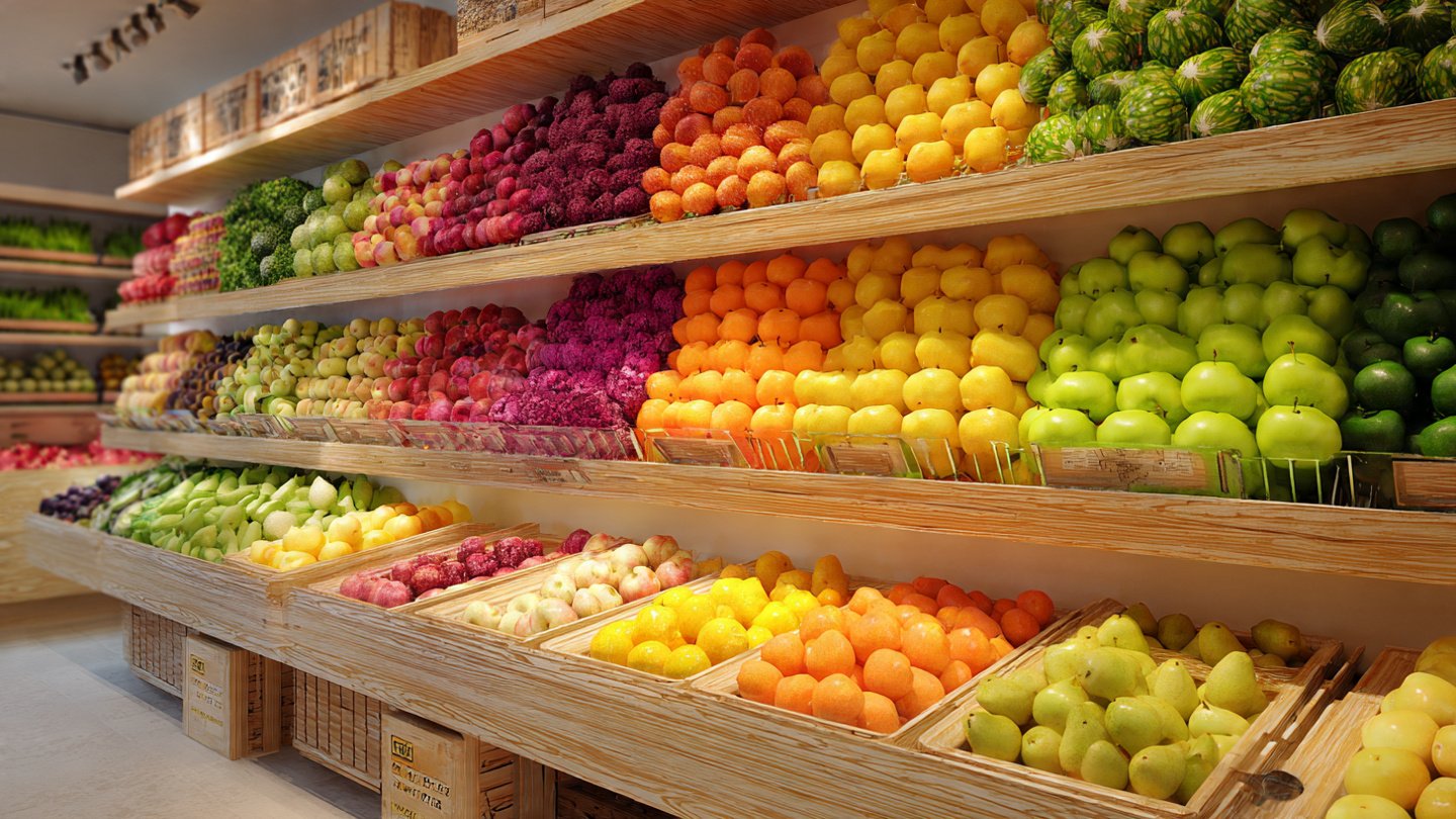 Fruit Shelf Level Enhances Freshness and Longevity of Produce