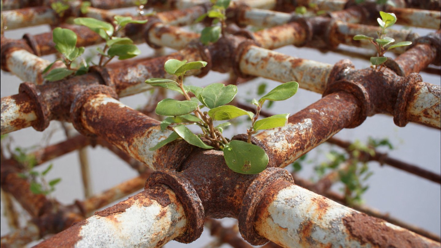Why Transforming Old Iron Pipes into an Industrial Style Trellis Could Be Your Next Creative Project?